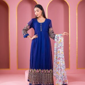 রেডিমেড লেহেঙ্গা জর্জেট এমব্রয়ডারি পার্টি ড্রেস