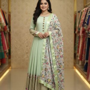 Jorjet Embroidery Party Dress